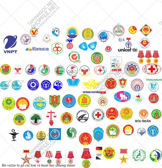 file vector lo go cac loai va huan huy chuong 